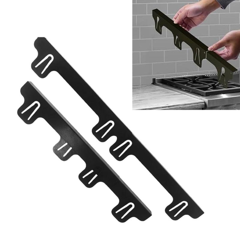 4Pcs Stainless Steel Stove Gaps Covers Replacement Stove Gaps Filler for Kitchen Oven Counter Side Gaps Easy Wipe Clean