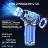 Electric Air Duster,130000RPM Blower with High Speed Fan,3 Adjustable Rechargeable Cordless Jet Fan Air Blower