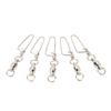 20PCS Fishing Snap Swivels Stainless Steel High Strength B Type Ball Bearing Swivels for Freshwater