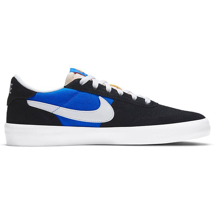 Nike Heritage Vulc SB Black Signal Blue Unisex Sneakers Safety-Orange White CD5010-004
