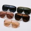 UV400 Protection Square Sunglasses Tea Color Driving Shades Big Frame Sunglasses  Sports Activities