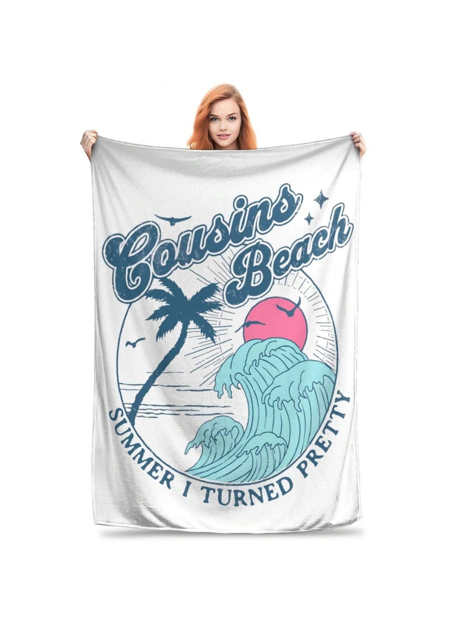 Cousins Beach  The Summer I Turned Pretty  Blankets  Vintage Throw Blankets For Home 200x150cm Quilt, 75X95CM