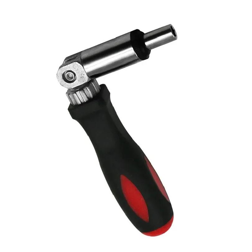 Multi-function Ratchet Screwdriver Set with 0-180° Angle Adjustment,Left & Right Turn Reversible | 1/4 Inch Hex Drive Interface