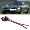 H11 H8 Headlight Connector Bulb Socket Wire Harness Connectors for Headlight Fog Light 12V 24V