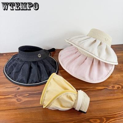 Sonnenhut für Damen Sonnenschutz und UV-Schutz Große Krempen Outdoor Strand Sonnenhut