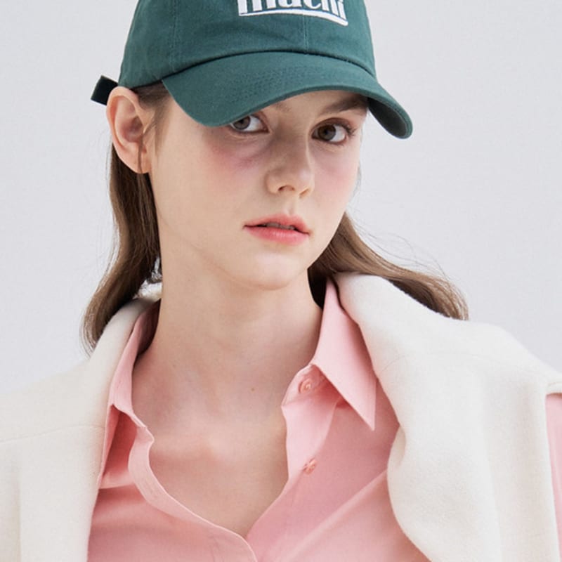 

macni SIGNATURE LOGO BALL CAP_GREEN GREEN_FREE