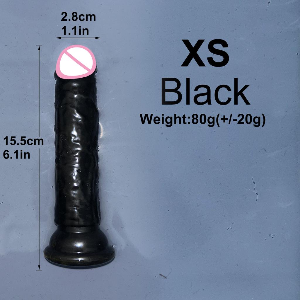 Cheap 5 Colors Small Transparent Dildo Suction Cup Jelly Dick Women Erotic Anal Sex Toys Soft Clitori Vaginal Masturbators Penis