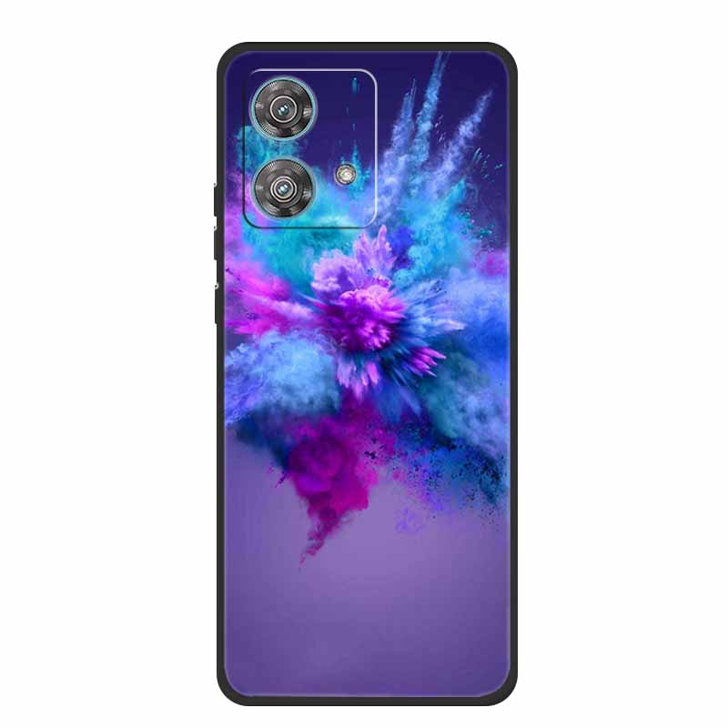 For Motorola Edge 40 Neo Case Animals TPU Soft Silicone Phone Cover for Moto Edge 40 Neo 5G Edge40 Neo Shockproof Wolf Fundas