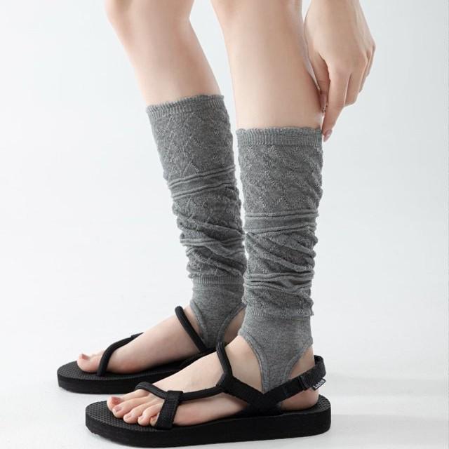 Women's Japanese Retro Ruffle Calf Socks - Breathable, Hollow, Thin, Spring/Summer, Foot-Treading, Long Boot Socks.