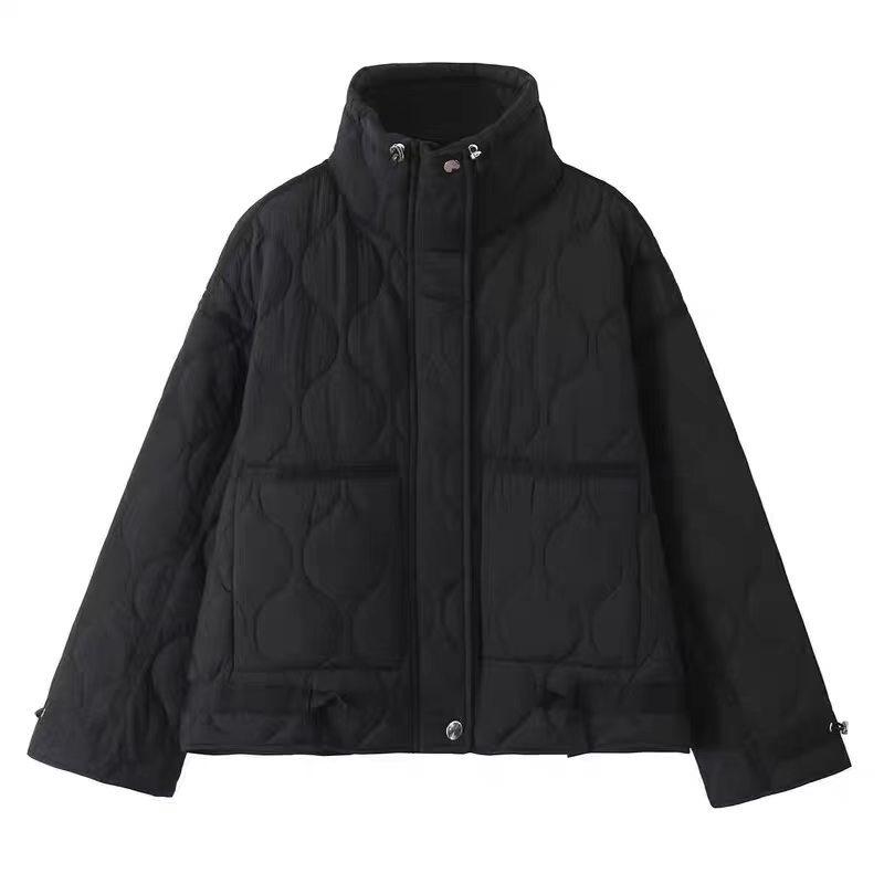 European and American new women's clothing versatile casual warm long-sleeved jacket European and American fashion