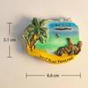 Thailand Souvenirs Chicken Island Fridge Stickers Bangkok Phuket Tak Changwat Krabi Koh Samui Fridge Magnets Wedding Gifts
