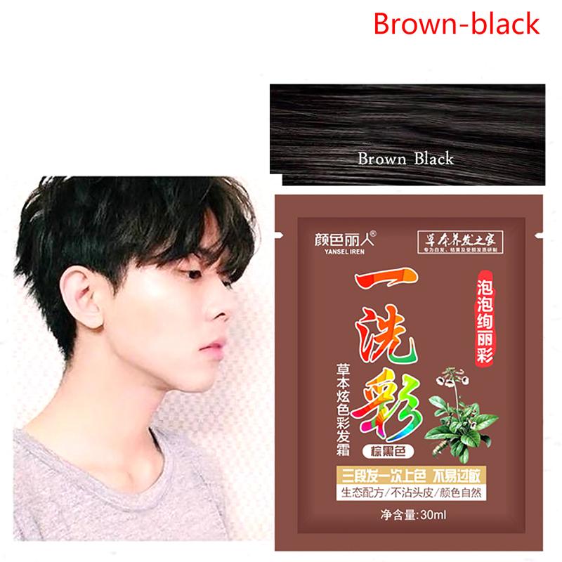 Hair Color Instant Hair Dye Hair Shampoo Long Lasting Natural Ginger Styling Too