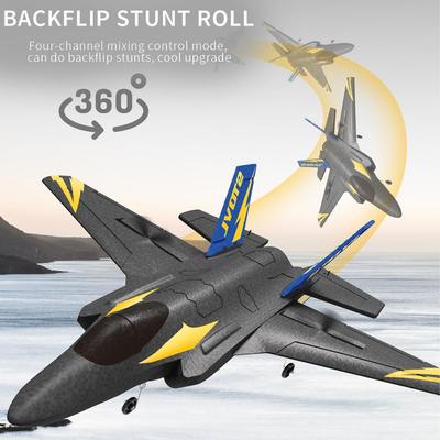 Neues F35 RC-Flugzeug 2,4 GHz 4-Kanal 6-Achsen-Gyro RC EPP-Flugzeug 15 Minuten Flugzeit Fernbedienungsflugzeug für Jungen Spielzeug Geschenk Starrflügel-Segelflugzeug