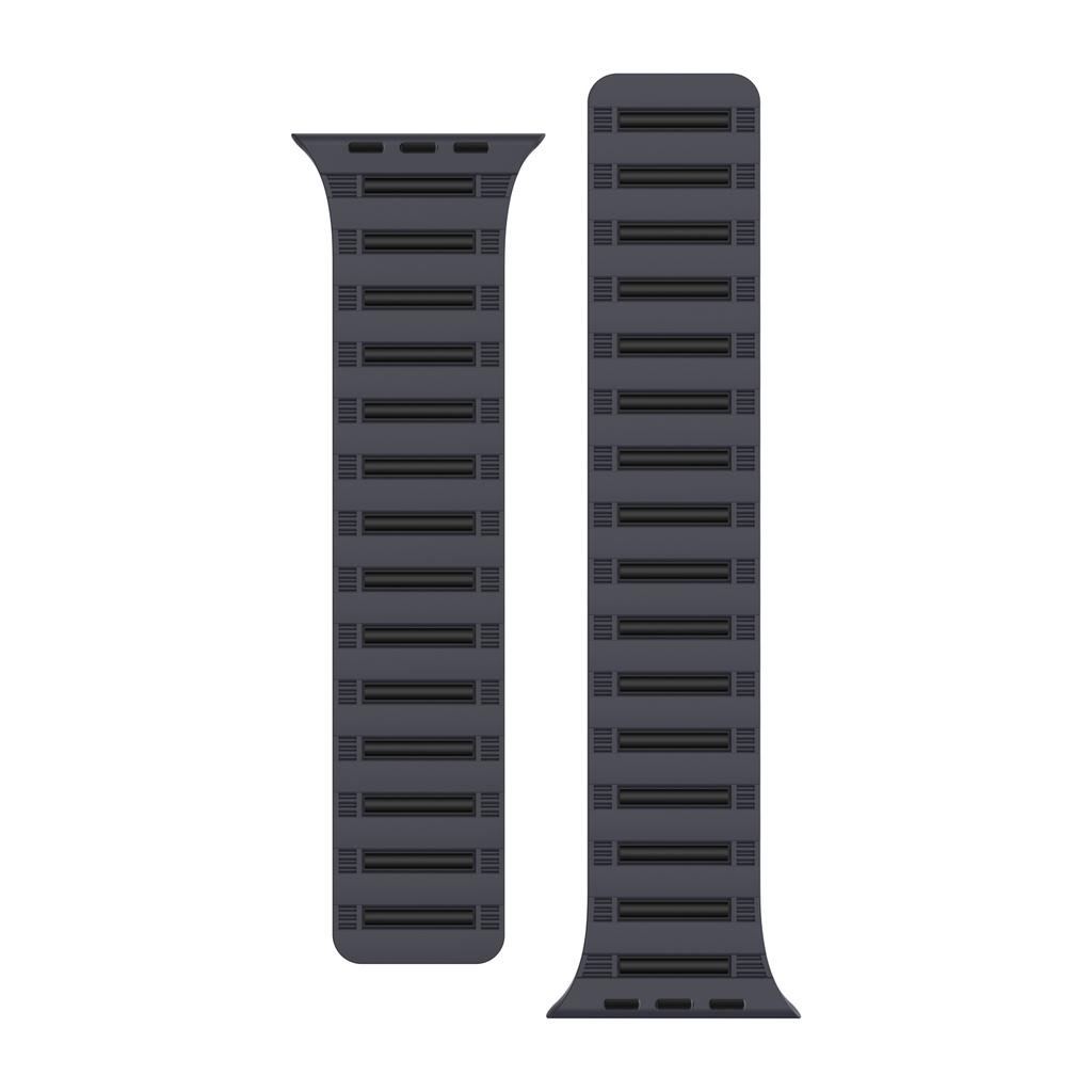 Pasek magnetyczny do Apple Watch Series 10 9 8 7 SE 6 5 4 3 2 1 42mm 41mm 40mm 38mm Silikonowy pasek do zegarka