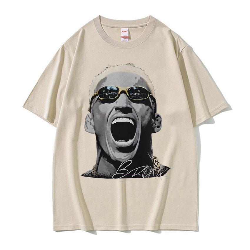 Limited Charles Oliveira Vintage Graphic T Shirt Unisex Fashion Hip Hop Cool Tshirts Unisex High Quality Casual Loose Tshirt Tops