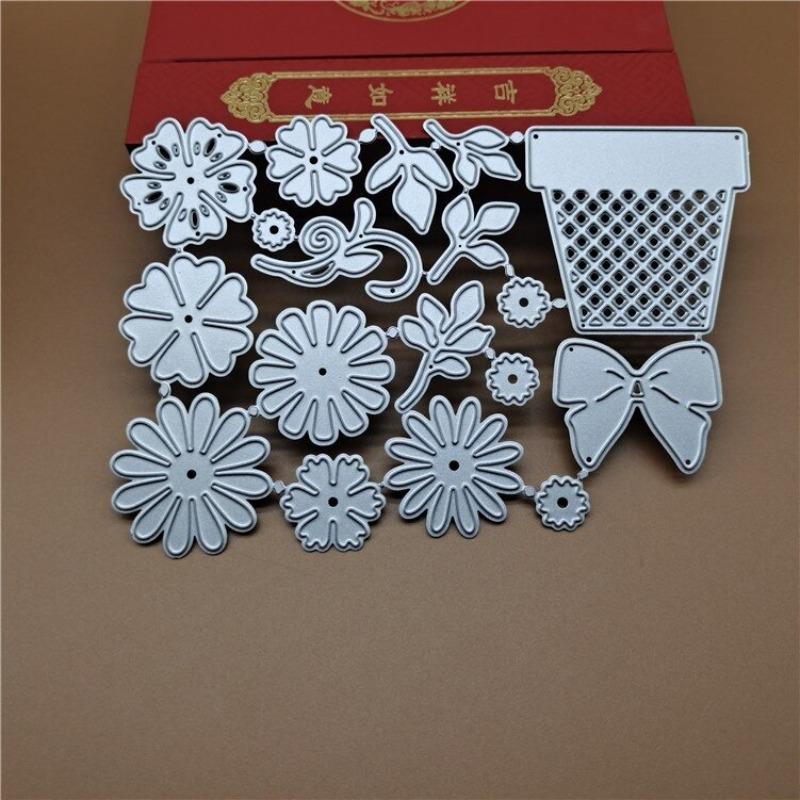 DIY Blumentopf Stanzformen Hand Präge Stanzformen Kohlenstoffstahl Stanzform