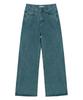 Nigaennikol Vintage Washed Straight Denim Pants_Vintage Blue