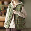 Cotton Vest Women Two Sides Wear Thickened Fall and Winter Retro Warm Comfortable Casual Sleeveless Tops