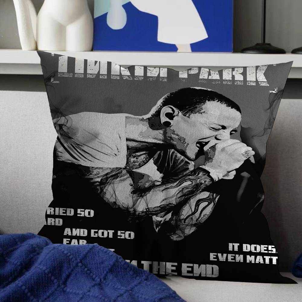 Band L-Linkin P-Park Cool Personalized Pillow Dust Cover Bedroom Kids Party Decoration Pillowcase Birthday Children Gift