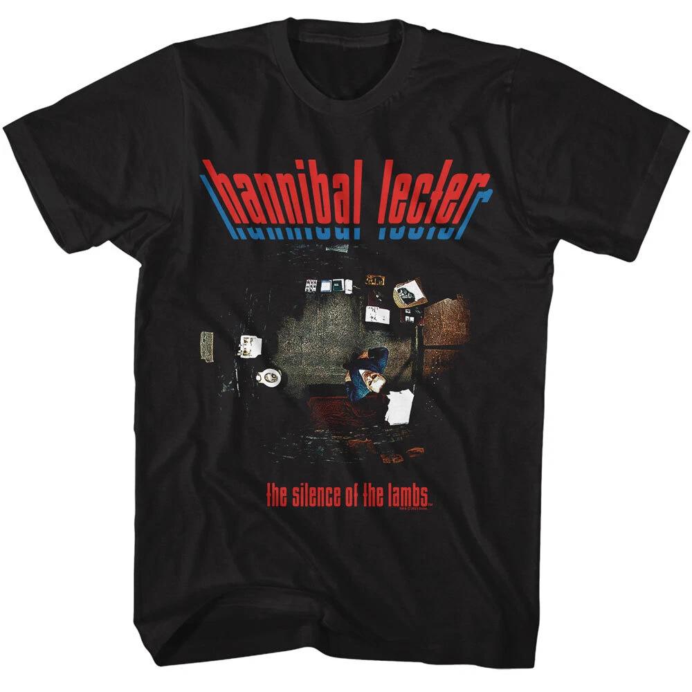 Silence Of The Lambs Movie Hannibal Lector Overhead Shot Of Cell Men s T Shirt XL