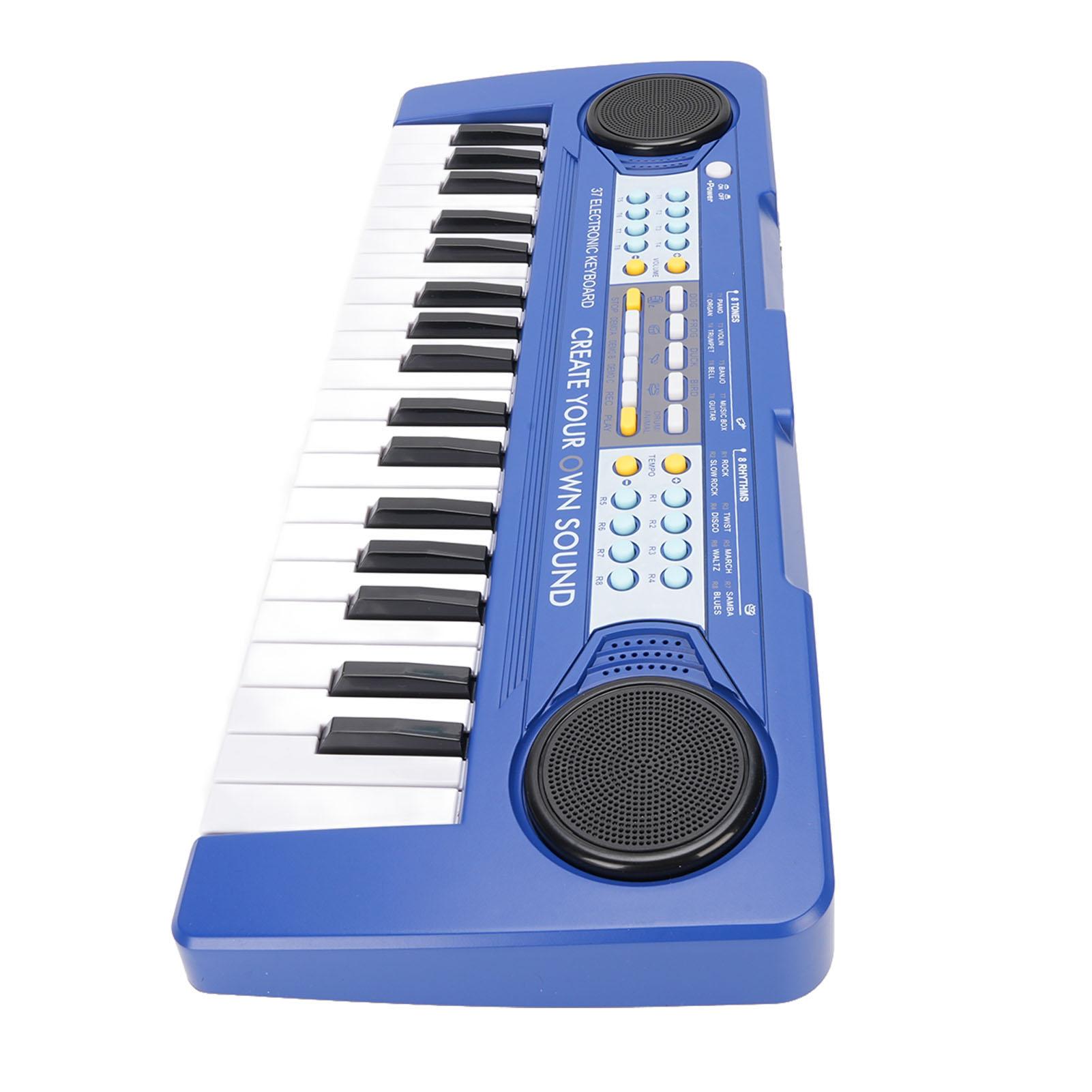 

Портативное пианино 37 клавиш 8 тонов 8 ритмов 6 демонстрационных песен Электронный комплект клавишных инструментов для начинающих детей