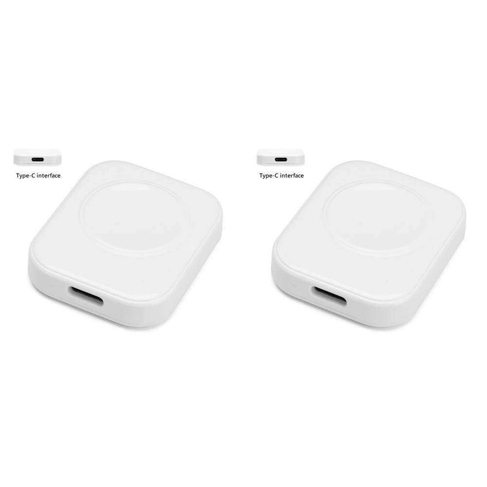 2/1PCS Portable Wireless Charger For Apple Watch 8 7 6 5 4 3 2 1 SE for iWatch Series Magnetic Charging Station Dock 8Pin Type-C