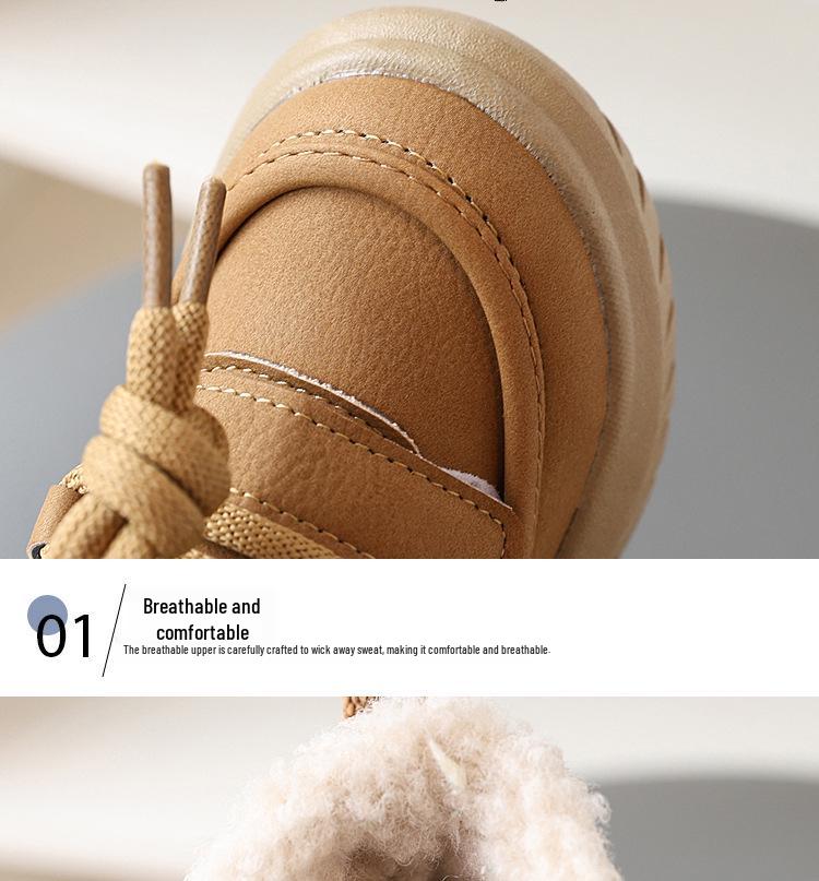 Zimní dětské sněhule 2024: Hustý, sametem podšitý chlapecký a dívčí korejský styl