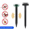 4 stücke Solar Powered Ultraschall Sonic Mole Pest Nagetier Repeller Repellent Hof Outdoor Lampe Hinterhof Ackerland Maus Repeller