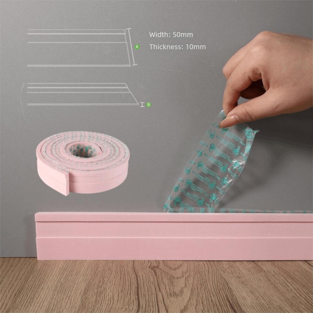 Thickened Wall Baseboard Anti-collision Wall Sticker High Quality Molding Trim  Living Room