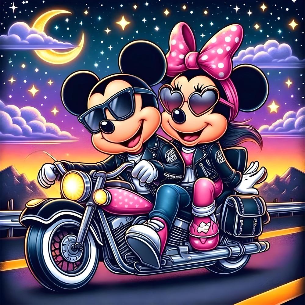 Disney ציור יהלומים 5D מיקי מיני ערכת פסיפס תפר צלב קישוט לבית מדבקת קיר מתנה בעבודת יד DIY