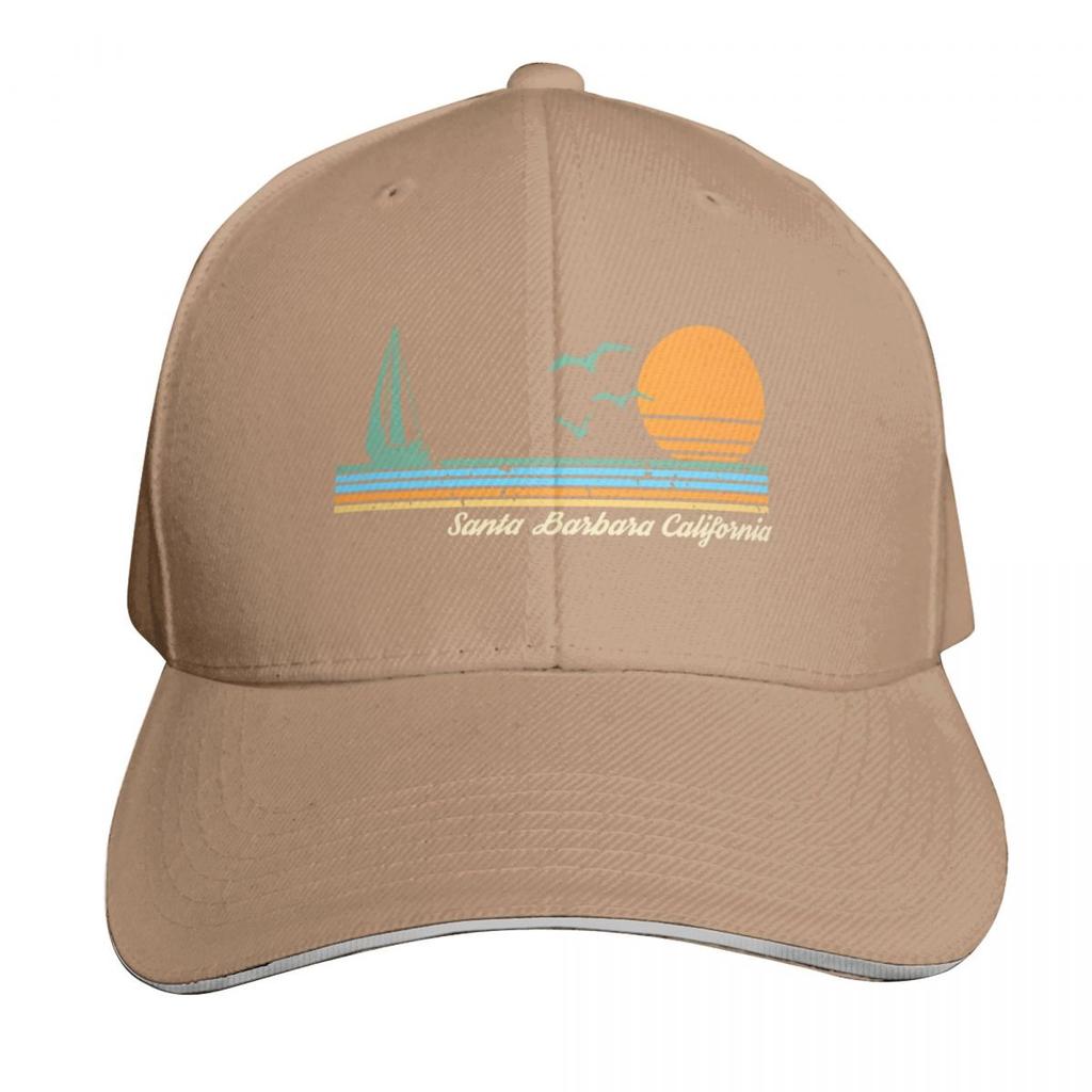 Santa Barbara California Baseball Cap Casual Daily Wear Quick Dry Performance Cotton Twill Breathable