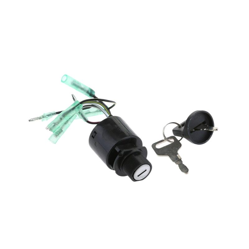 35100-ZV5-013 Ignition Switch Assembly with Key Replacement Fit for Honda Outboard