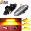 2Pcs Side Marker Turn Signal Lights LED Dynamic For Mercedes-Benz Smart Fortwo/Forfour 453 2015 2016 2017-2019 Car Accessories