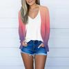 Women's Casual Solid Color Loose Clothing, Fashionable Cardigan Jacket Cardigan Jacket