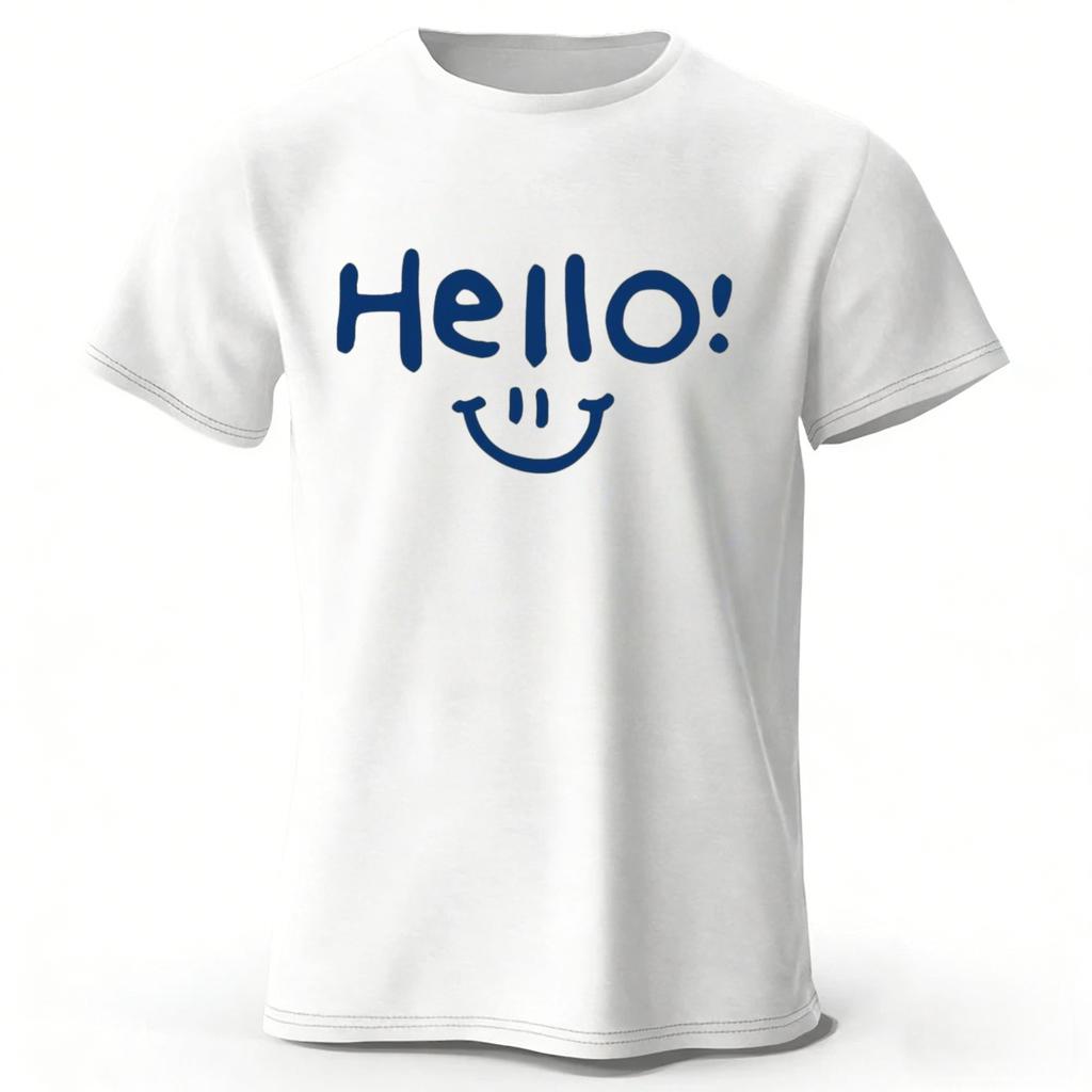 Men's Cotton Sports Running Short Sleeves Simple Style Fitness Comfortable Plus Size Loose T-shirt Street Wear Top