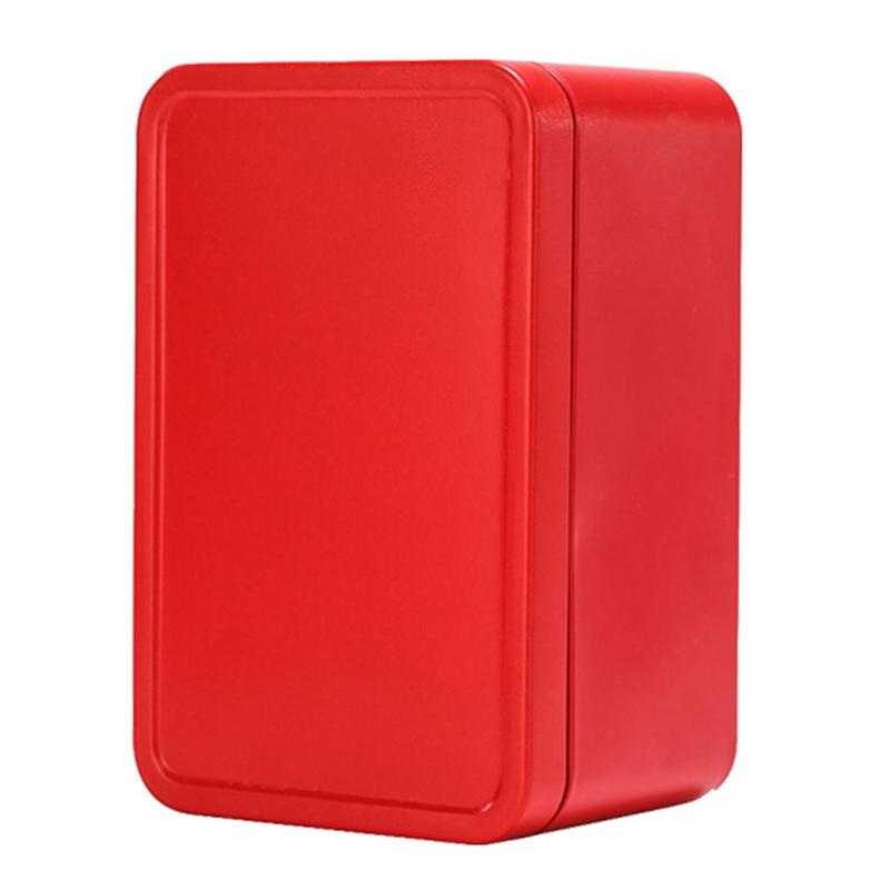 Puszki na herbatę Metalowe pudełko do przechowywania Puszki na herbatę Szczelne puszki Prostokątne puszki Pudełko na pojemnik na herbatę Organizer Pudełko na ciasteczka z cukrem