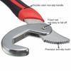 Universal Key Pipe Wrench 6-22mm Open End   Grip Tool Plumber Multi Hand Tool