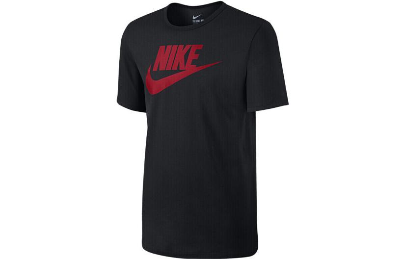 Nike T Shirts Men's Black Crew Neck Moderate 696708-013