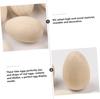 DIY Wooden Easter Eggs for Painting Graffiti Art Set Realistic Simulation Egg Craft Kit for Home Party Activity