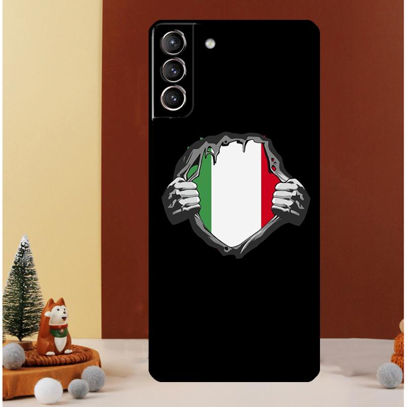 Italy Flag Vintage Italian Case For Samsung Galaxy S25 S26 Ultra S21 S22 S20 S23 S24 Ultra S10 Plus S25 FE Cover Funda