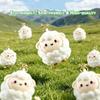Cute 3D Printed Sheep Fidget Clicker Keychain Portable Stress Relief Toy for Bag Charm Kids Adults Gift