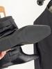 Sheepskin version~ Square head pleated stacking boots autumn new belt buckle low heel short boots short locomotive boots