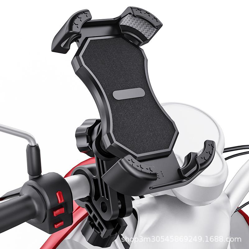 2025 Shockproof Electric Bike & Motorcycle Phone Holder for Mountain Rides