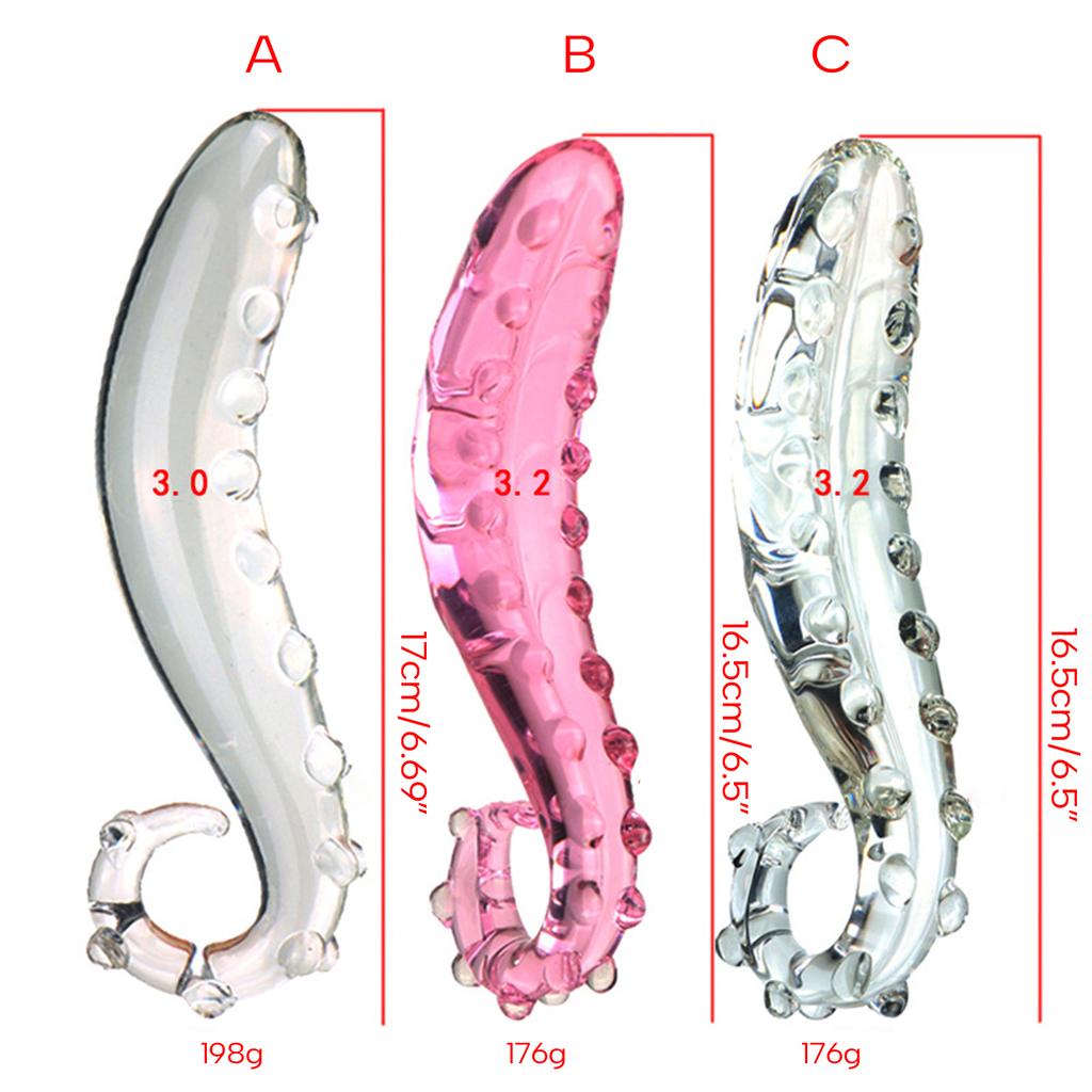 Glass AnalsBeads Butt Plug Adult Toy Prostate Massager Glass Crystal Dildo Female Masturbations Couple Filrting Sex Tool