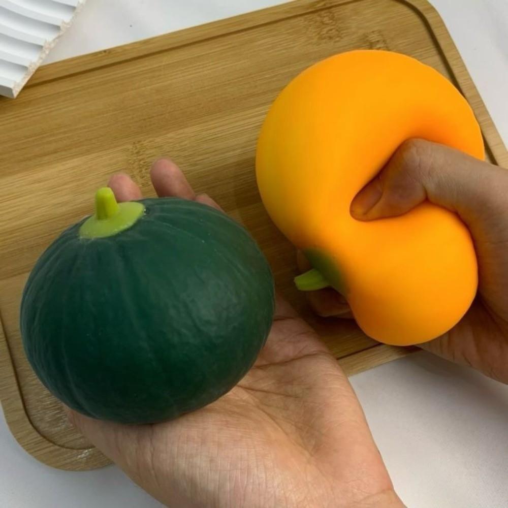 Soft Texture Slow Rebound Pumpkin Toy Sensory Design Squishy Pumpkin Fidget Halloween Decor