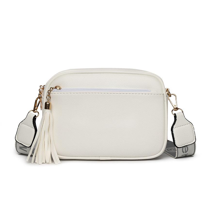 

French-style Versatile Instagram Niche Bags, Summer Women s Crossbody Phone Bag, Stylish Solid Color Tassel Bag