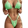 European & American Swimsuits: Sexy Thongs & Split Halter Bikinis for Women
