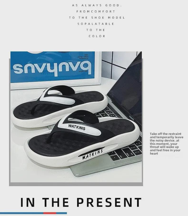 Pánské trendy žabky se silnou podrážkou: Měkké, pohodlné plážové sandály na léto