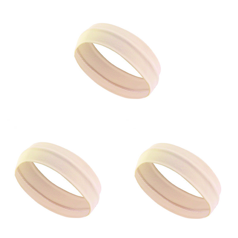 3PCS Plain elastic yoga running cycling outdoor sports sweatband headband  washing face and makeup hairband