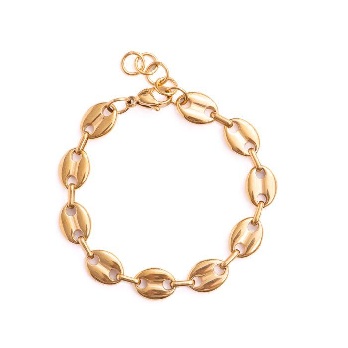 Bracelet Luxenter fini en or jaune 18 carats - Forbek